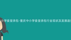 重慶中小學食堂承包-重慶中小學食堂承包行業現狀及發展趨勢分析