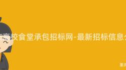 重慶高校食堂承包招标網-最新招标信息公布