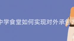 重慶中學食堂如何實現對外承包方案？